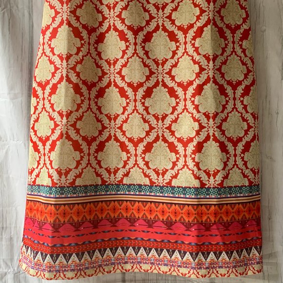 5th & Love Sleeveless Damask Pattern Shift Dress M - Picture 8 of 10